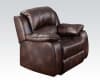 Zanthe Brown Polished Microfiber 2 Piece Reclining Set by Acme - 50510-S - Image 4 of 0