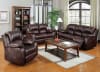 Zanthe Brown Polished Microfiber Recliner by Acme - 50512 - Image 3 of 0
