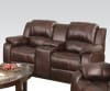 Zanthe Brown Polished Microfiber 2 Piece Reclining Set by Acme - 50513-S - Image 3 of 0