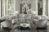 Versailles Sofa Chair 2 Piece Living Room Set in Bone White Finish by Acme - 52085-S - Image 1 of 0