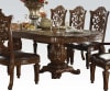 Vendome 7 Piece Double Pedestal Table Dining Set in Cherry Finish by Acme - 60000 - Image 3 of 0