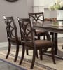 Keenan Leg Table 5 Piece Dining Set in Dark Walnut Finish by Acme - 60255 - Image 2 of 0