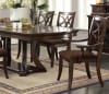 Keenan Leg Table 5 Piece Dining Set in Dark Walnut Finish by Acme - 60255 - Image 3 of 0
