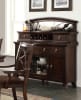 Keenan Leg Table 5 Piece Dining Set in Dark Walnut Finish by Acme - 60255 - Image 4 of 0
