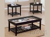Ava Glass Top 3pc Coffee/End Table Set in Espresso Finish by Acme - 6362 - Image 1 of 0