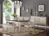 Voeville Bluestone Top Table 6 Piece Dining Set in Platinum Finish by Acme - 72025-6 - Image 1 of 0