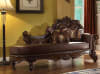 Vendome Chaise in Cherry Finish by Acme - 96491 - Image 1 of 0