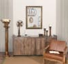 Mini Grand Victorian Mirror in Antique Gold with Black Finish by AFD Home - AFD-10041463 - Image 2 of 0
