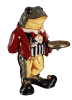 Frog Butler with Tray in Multicolored Finish by AFD Home - AFD-10286372 - Image 1 of 0