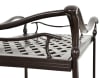 Savannah Outdoor Serving Tea Cart in Brown Bronzed Powder Coat Finish by Bridgeton Moore - AFD-10293441 - Image 4 of 0
