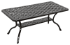 Savannah Outdoor Coffee Table in Brown Bronzed Powder Coat Finish by Bridgeton Moore - AFD-10336552 - Image 1 of 0