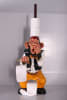 Monkey Toilet Paper Holder in Hand-Painted Multicolored Finish by AFD Home - AFD-10368052 - Image 1 of 0