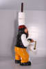 Monkey Toilet Paper Holder in Hand-Painted Multicolored Finish by AFD Home - AFD-10368052 - Image 3 of 0