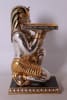 Kneeling King Tut with Tray Table in Gold and Silver Leaf Finish by AFD Home - AFD-10372115 - Image 3 of 0