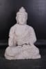 Enlightened Seated Buddha 4 ft in Aged Stone Finish by AFD Home - AFD-10567588 - Image 1 of 0