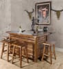 Adirondack Teak 5 Piece Bar Table Set in Natural Teak Finish by AFD Home - AFD-10573671 - Image 1 of 0