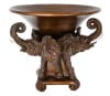 Serengeti Elephant Grand Serving Bowl in Umber and Ivory Finish by AFD Home - AFD-10634226 - Image 1 of 0