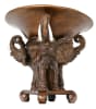 Serengeti Elephant Grand Serving Bowl in Umber and Ivory Finish by AFD Home - AFD-10634226 - Image 3 of 0