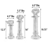 Serengeti 3 Piece Elephant Pillar Candleholder in Umber and Ivory Finish by AFD Home - AFD-10634234 - Image 5 of 0
