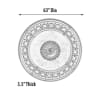 Sistine Round Chandelier Ceiling Medallion in Classic White and Gold Finish by AFD Home - AFD-10711826 - Image 4 of 0