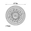 Brocade Round Chandelier Ceiling Medallion in Burgundy and Gold Finish by AFD Home - AFD-10741857 - Image 4 of 0