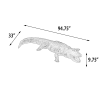LifeSize American Alligator Statue Wildlife Sculpture in Hand-Painted Multicolored Finish by AFD Home - AFD-10773066 - Image 5 of 0