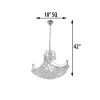 Crystal Orb Basket Chandelier in Gold Plate Finish by AFD Home - AFD-10790245 - Image 5 of 0