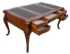 Large Mahogany Writing Desk in Dark Brown by AFD Home - AFD-11126784 - Image 3 of 0