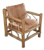 Adirondack Teak Barrel Lodge Arm Fur Chair in Natural Teak Finish by AFD Home - AFD-11140851 - Image 1 of 0