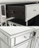 Park Avenue Credenza 4 Door Mirrored Sideboard in Silver and Gold Finish by AFD Home - AFD-11166313 - Image 4 of 0