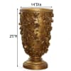 Golden Garden Tall Vase in Antiqued Gold Finish by AFD Home - AFD-11207980 - Image 4 of 0