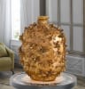 Golden Garden Jar Vase in Antiqued Gold Finish by AFD Home - AFD-11207998 - Image 1 of 0