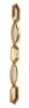 Diamond Stack Mirror in Golden Finish by AFD Home - AFD-11224659 - Image 1 of 0