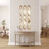 Diamond Stack Mirror in Golden Finish by AFD Home - AFD-11224659 - Image 2 of 0