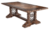 Belruse 3 Piece Bench Dining Room Set in Brown Finish by AFD Home - AFD-11240122 - Image 3 of 0