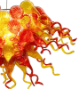 Amber Burst Chandelier in Amber and Chrome Finish by AFD Home - AFD-11251091 - Image 4 of 0