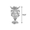 Crinkled Handled Vase in Antiqued Umber with Silver Finish by AFD Home - AFD-11256343 - Image 5 of 0