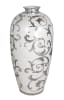 Sophie Table Vase Large in Antique White and Silver Finish by AFD Home - AFD-11257346 - Image 1 of 0