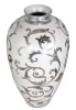 Sophie Table Vase Large in Antique White and Silver Finish by AFD Home - AFD-11257346 - Image 3 of 0