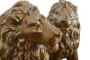 2 Piece Tall Burnished Sitting Lion in Antique Bronze Finish by AFD Home - AFD-11269718 - Image 4 of 0