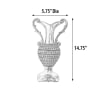 Amber Floral Trophy Vase in Gold Finish by AFD Home - AFD-11273354 - Image 5 of 0