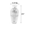 Medici Porcelain Vase in Antiqued Gold Finish by AFD Home - AFD-11273629 - Image 5 of 0
