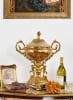 Medici Elegant Urn with Lid in Gold Finish by AFD Home - AFD-11273696 - Image 2 of 0