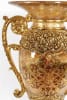 Medici Elegant Chalice Vase in Silver Leafing with Gold Finish by AFD Home - AFD-11273709 - Image 3 of 0