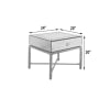 Striazza Side Table in Gold Trim Finish by AFD Home - AFD-11277081 - Image 4 of 0