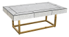 Striazza Coffee Table in Gold Trim Finish by AFD Home - AFD-11277099 - Image 1 of 0