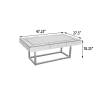 Striazza Coffee Table in Gold Trim Finish by AFD Home - AFD-11277099 - Image 5 of 0