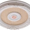 Petite Blanco Chandelier Ceiling Medallion in White and Beige Finish by AFD Home - AFD-11277822 - Image 3 of 0