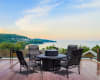 Wyndermere 5 Piece Outdoor Firepit Table Set in Powder Coat Finish by Bridgeton Moore - AFD-12001063 - Image 1 of 0
