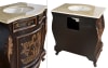 Dorado Vanity in Black and Beige Finish by AFD Home - AFD-12002861 - Image 4 of 0